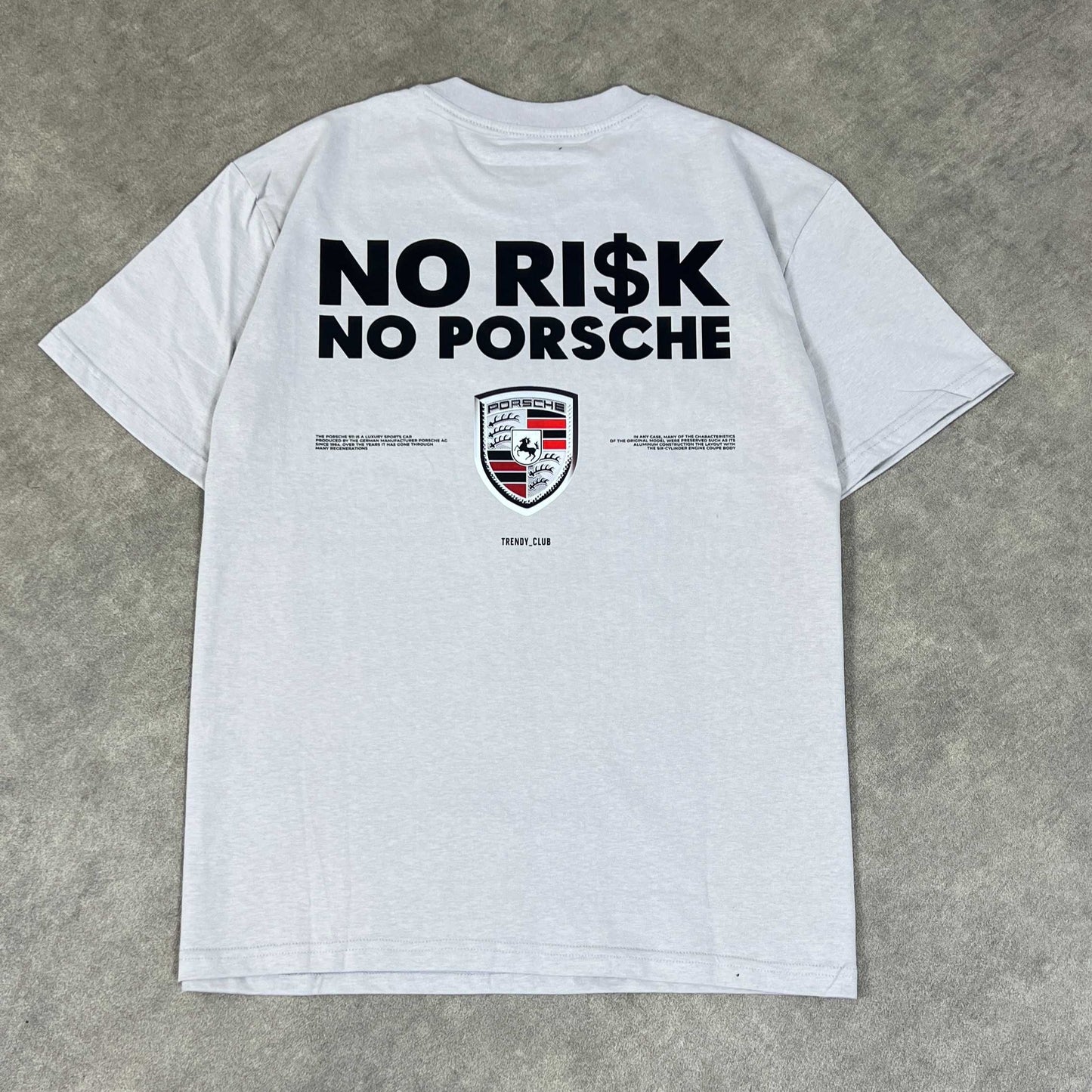 No Risk No Porsche Oversized t-shirt