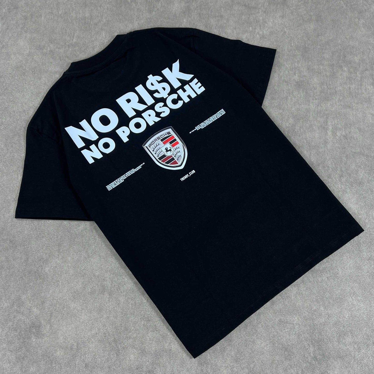 No Risk No Porsche Oversized t-shirt