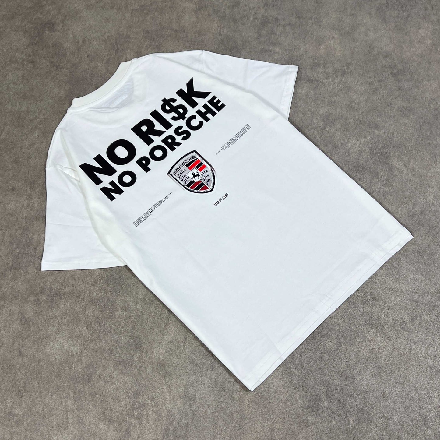 No Risk No Porsche Oversized t-shirt