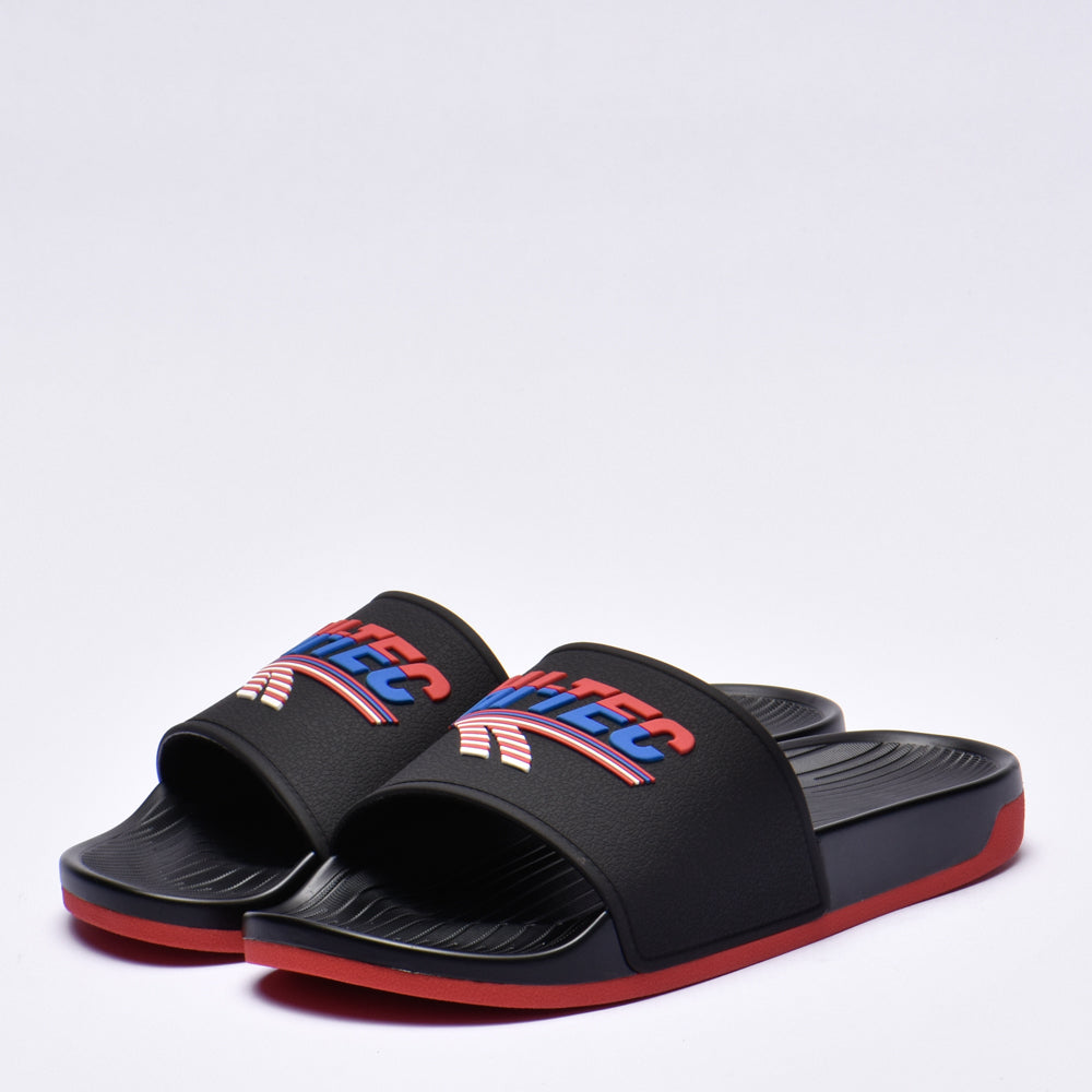 HI TEC HERITAGE SLIDE BLACK RED BLUE L014798