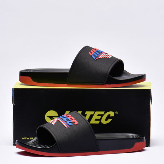 HI TEC HERITAGE SLIDE BLACK RED BLUE L014798