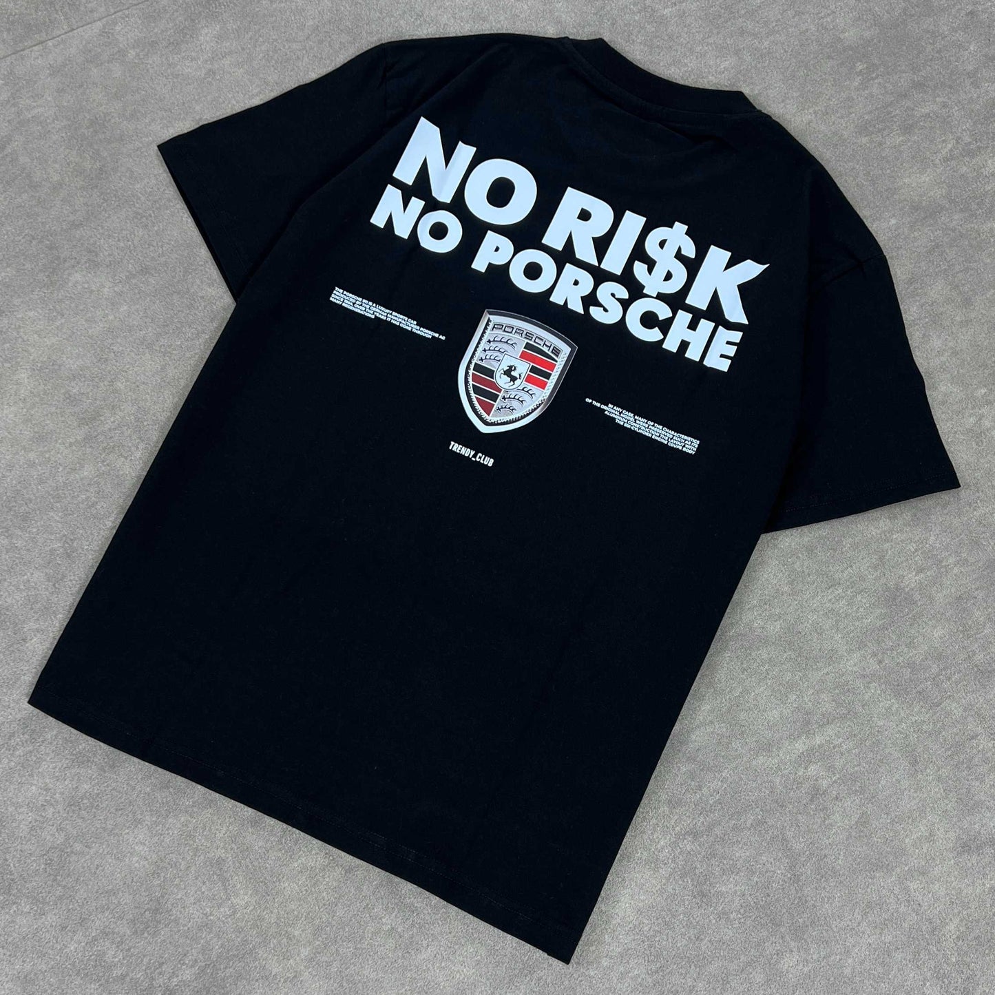No Risk No Porsche Oversized t-shirt